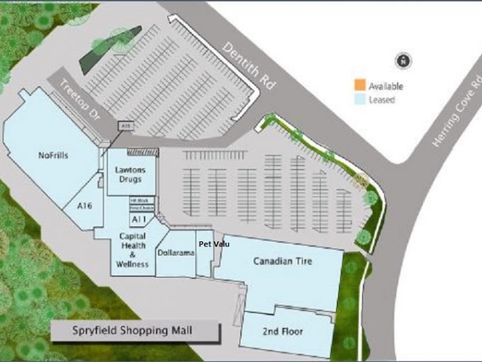 Spryfield Shopping Centre –  Unit L107    2,000 Sq Ft
